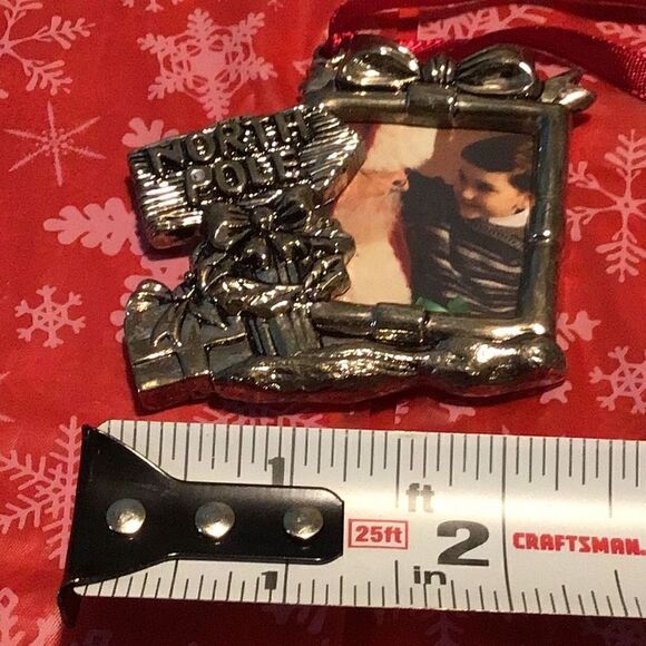 Vintage Gorham North Pole frame ornament - Picture 4 of 5